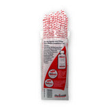 80 lightning red and white strips pipe cleaner