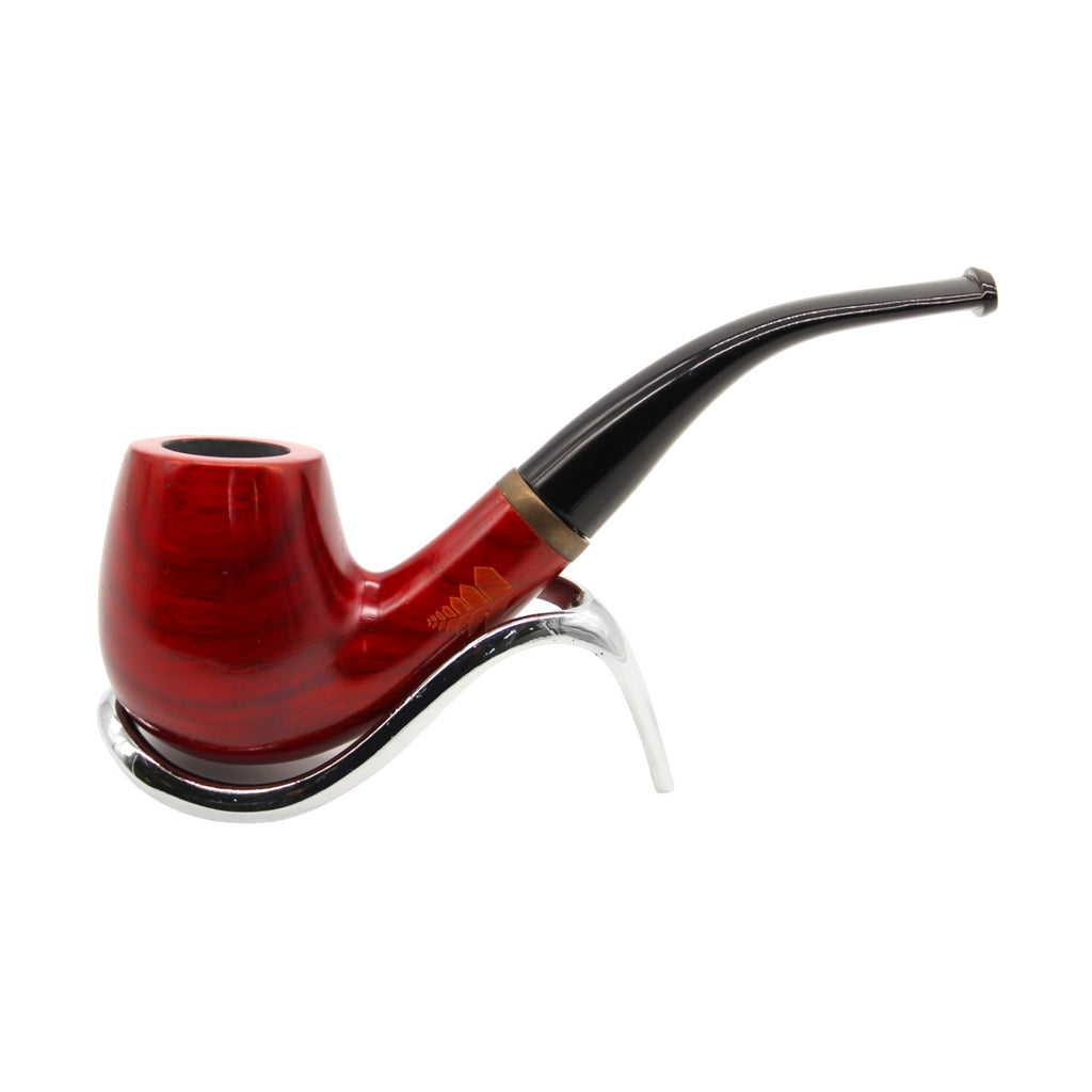 Wooden curved pipe model 006