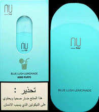 Load image into Gallery viewer, Nu Bar Blue Lush Lemonade 6000 Puff