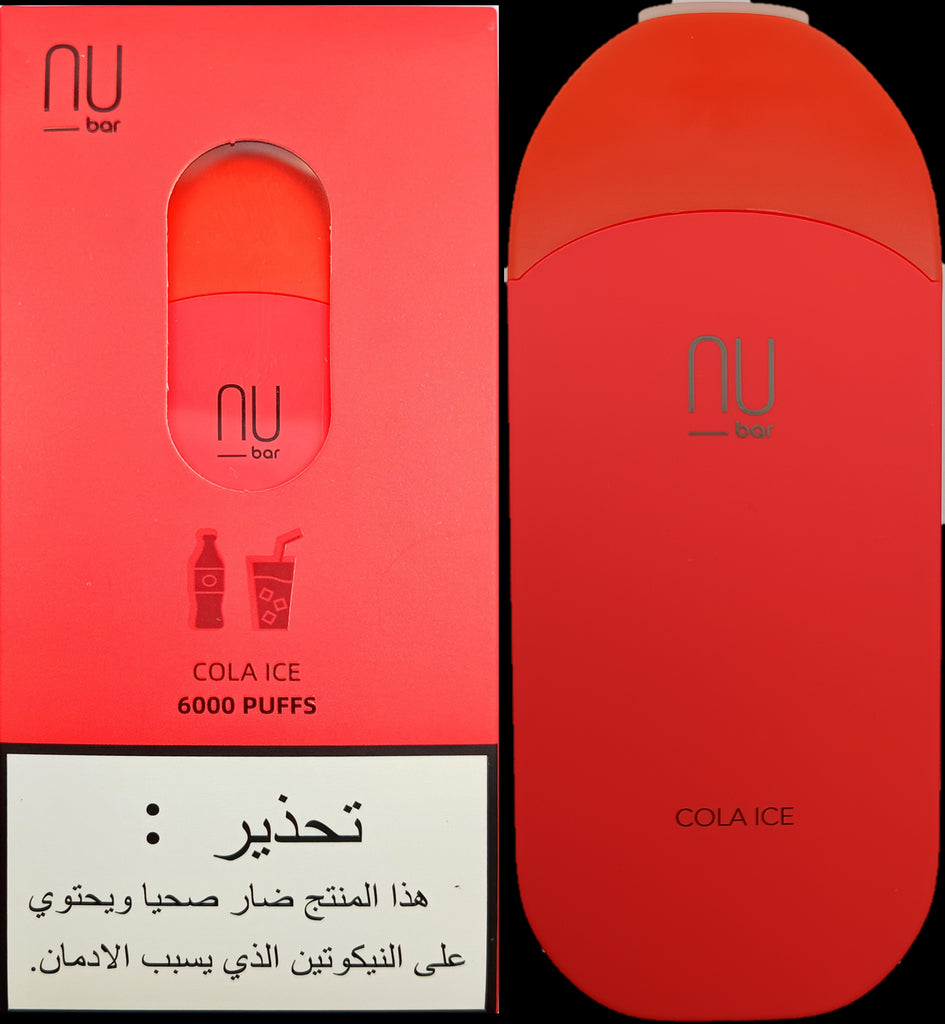 Nu Bar Cola Ice 6000 Puff