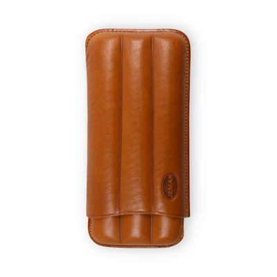 JEMAR MINI CIGARS BROWN CIGAR CASE