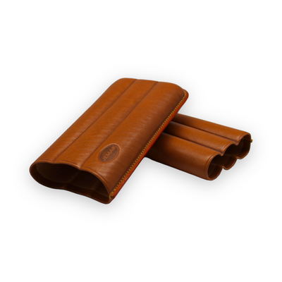 JEMAR MINI CIGARS BROWN CIGAR CASE