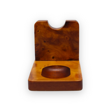 Load image into Gallery viewer, 1 pipe stand. Natural wood tan.